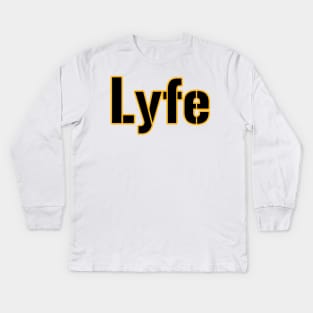 Pittsburgh LYFE! Kids Long Sleeve T-Shirt